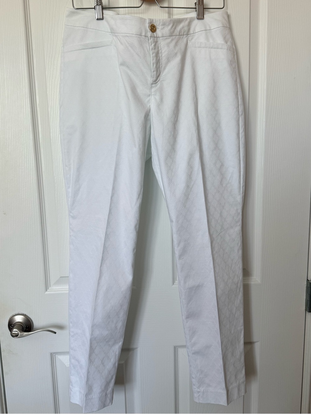 Lilly Pulitzer White Straight Leg Pants